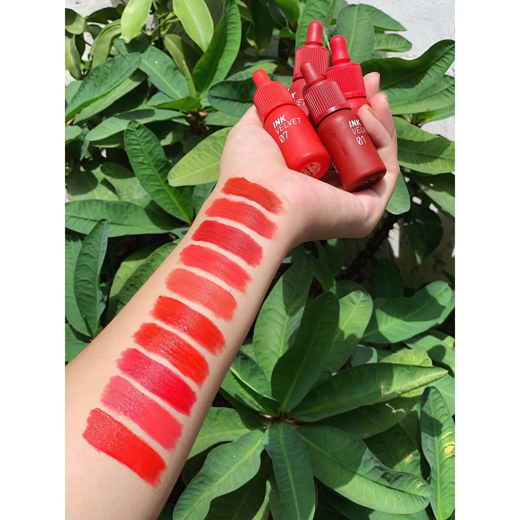 Son Kem Siêu Lì Peripera Ink Velvet Lip Tint (Sẵn màu 101,102,103)