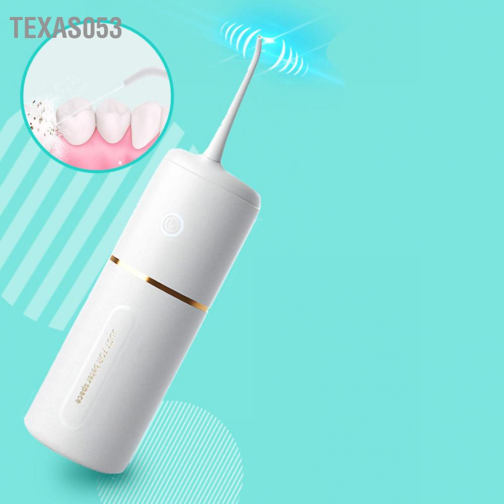 [Hàng HOT] Máy Tăm Nước Cầm Tay Vệ Sinh Răng Miệng - Xịt Rửa Răng bằng điện Chống Thấm Nước【Texas053】