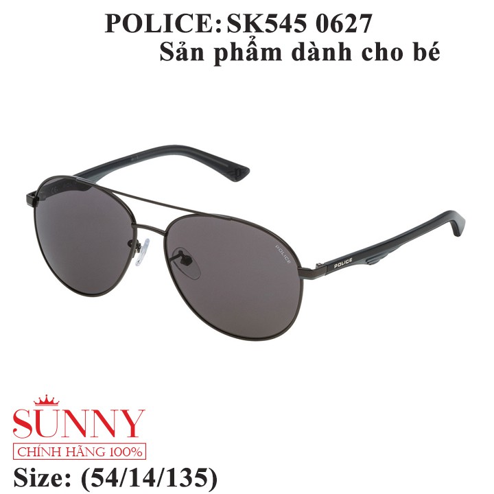 Kính mát chính hãng Police SK545 màu sắc thời trang, thiết kế dễ đeo bảo vệ mắt