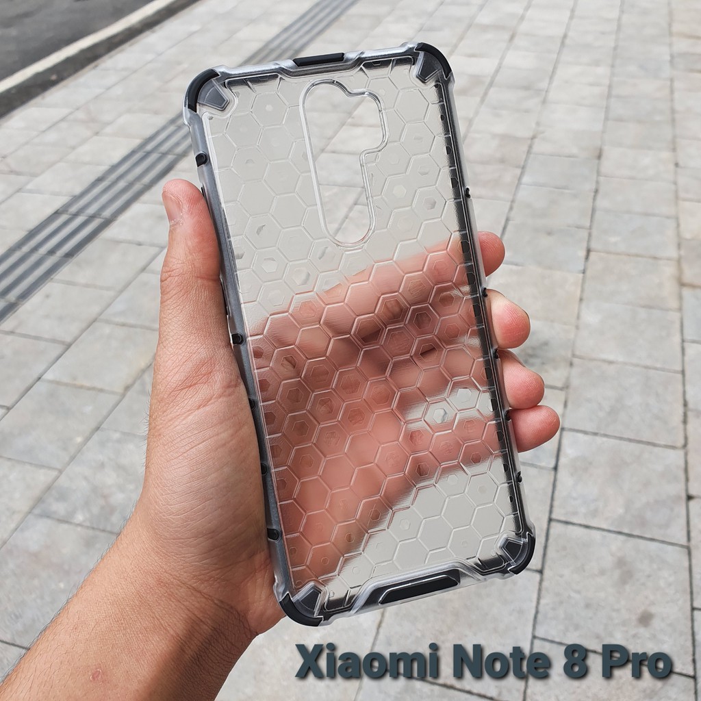 Ốp lưng Xiaomi Note 10 Pro, Note 8 , Note 8 Pro chống sốc họa tiết tổ ong