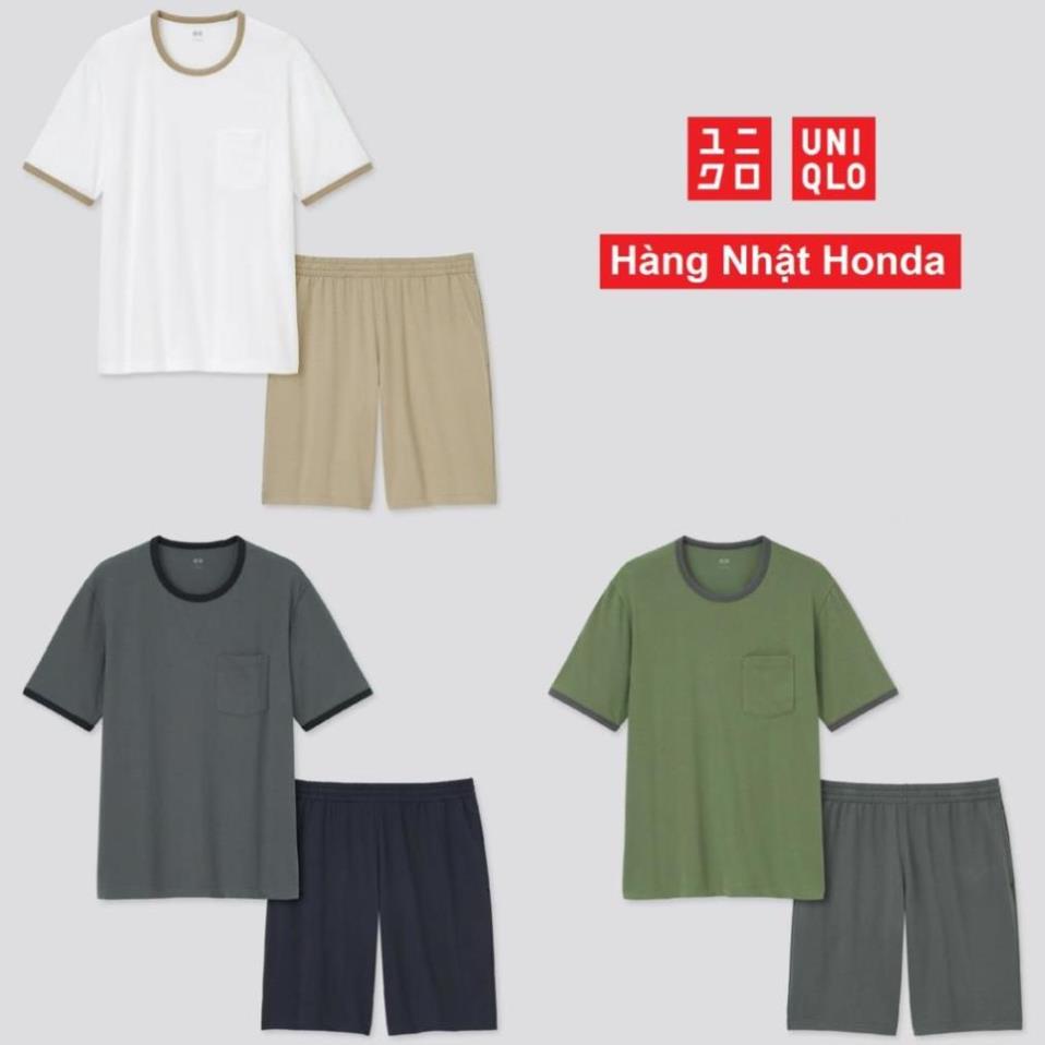 Bộ quần áo ngắn Cotton AIRism Nam Uniqlo - Nhật Bản ! ⚡ !