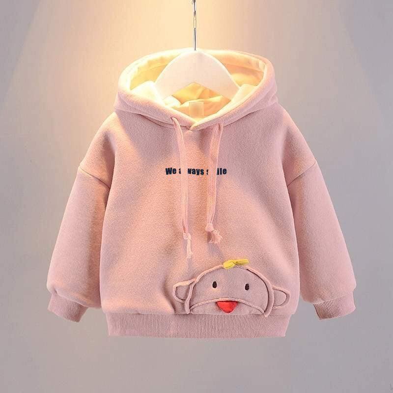 Áo nỉ hoodie cho bé (10-34kg) - WE ALWAYS SMILE | BigBuy360 - bigbuy360.vn