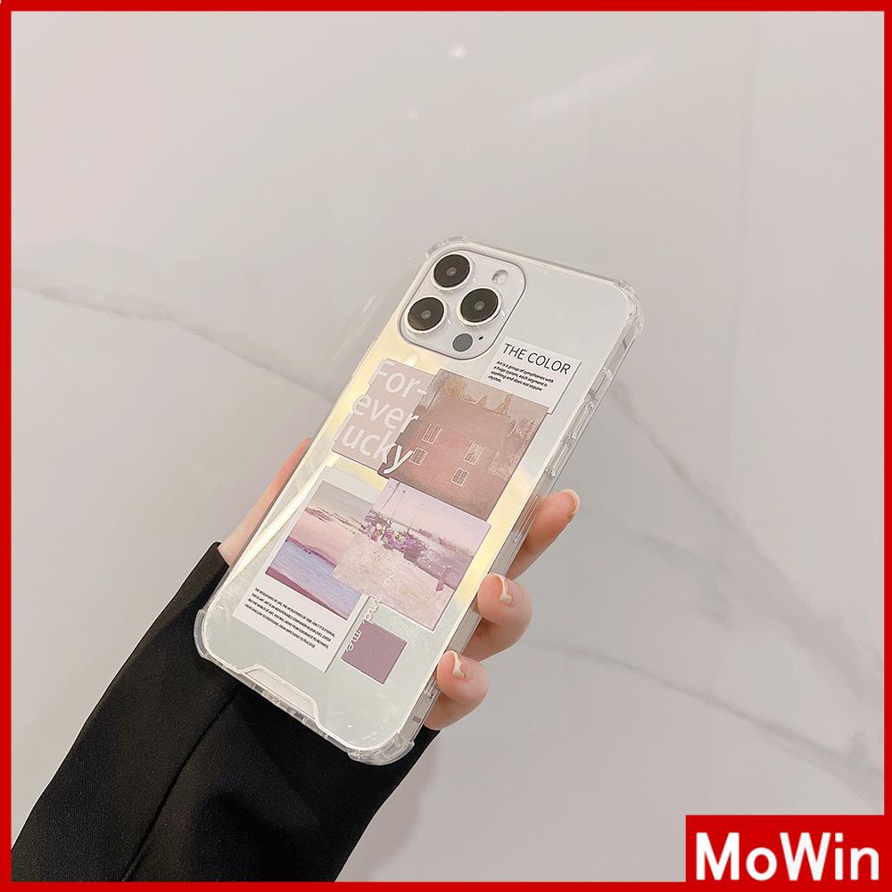 Ốp điện thoại gương acrylic in nhãn hiệu minh hoạ thích hợp cho iPhone 11 Pro Max 13 Pro Max 12 Pro Max 7Plus XS Max