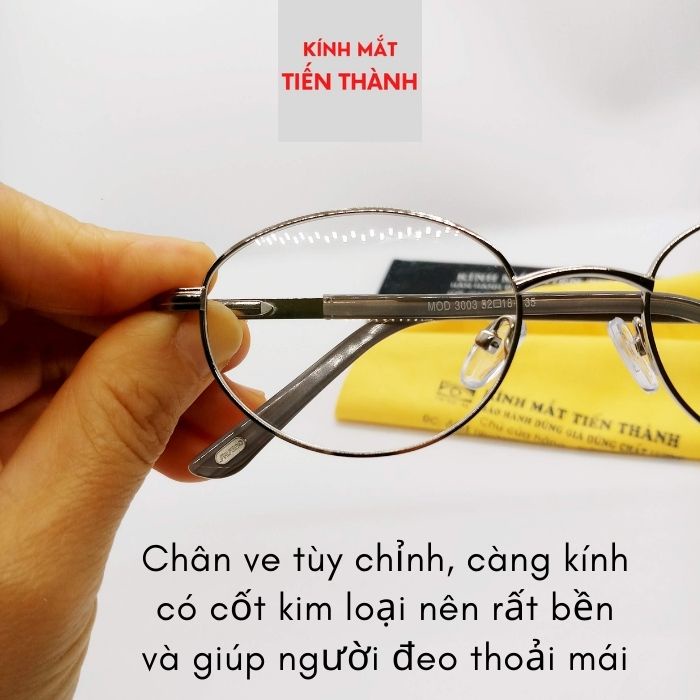 Gọng Kim Loại OVal MOD3003 Dáng Nhỏ - Kính Mắt Tiến Thành