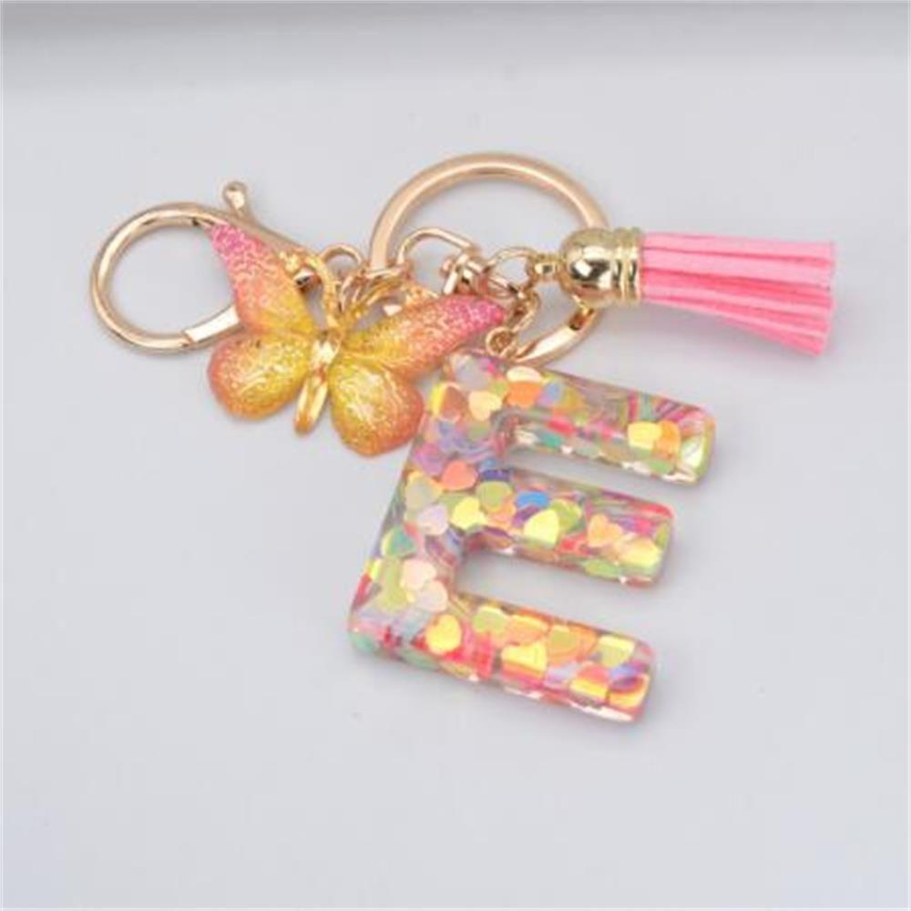 ESPO Móc Khóa Resin Đính Núm Tua Thời Trang