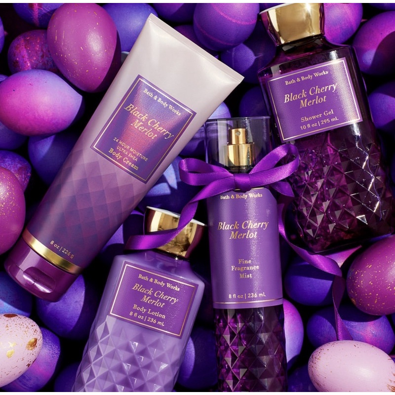 BODY MIST Xịt thơm toàn thân BLACK CHERRY MERLOT bath body works | Thế Giới Skin Care