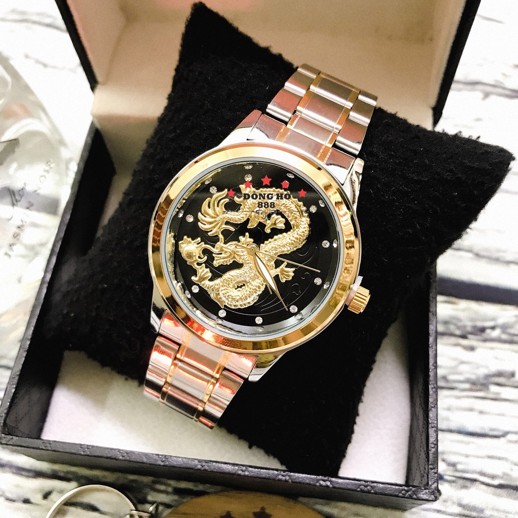 Đồng Hồ Nam Nữ FNGEEN Mặt Long Phụng Đẳng Cấp - Dây Demi | BigBuy360 - bigbuy360.vn