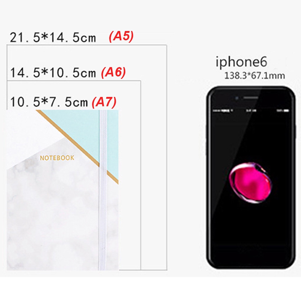 Quyển sổ tay khổ A5/A6/A7 96 trang tiện dụng dành cho văn phòng