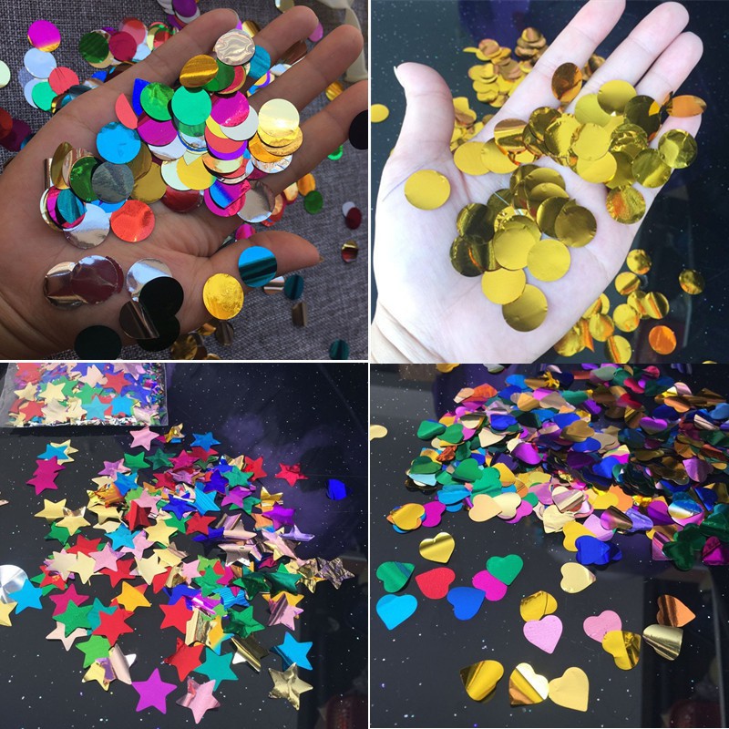 Túi hoa giấy 15g đủ màu lấp lánh