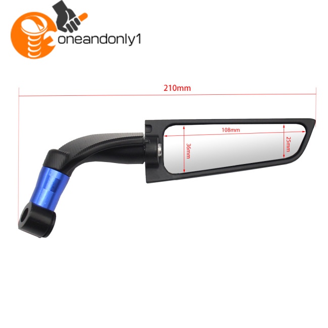 Gương Chiếu Hậu Phản Quang Cố Định Cánh Gió Cho Xe Máy Honda R3 / v3