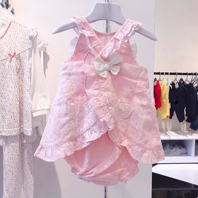 Váy/ Đầm Dulces xuất Âu thêu đục lỗ