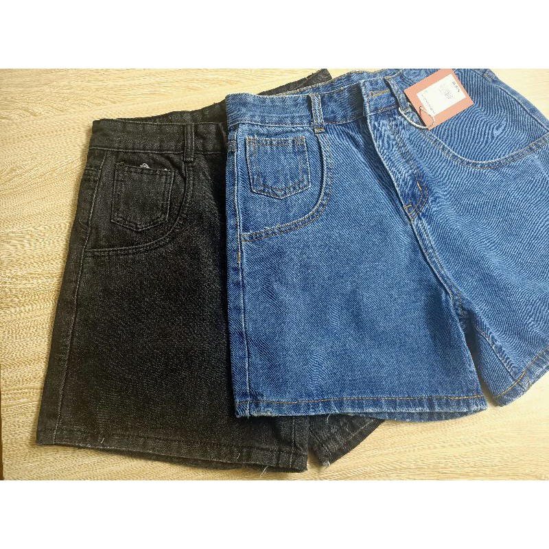 Quần short Jeans Nữ cạp cao, quần jeans gập gấu 3 màu siêu xinh Chất đẹp Hàng cao cấp Hachidesigns