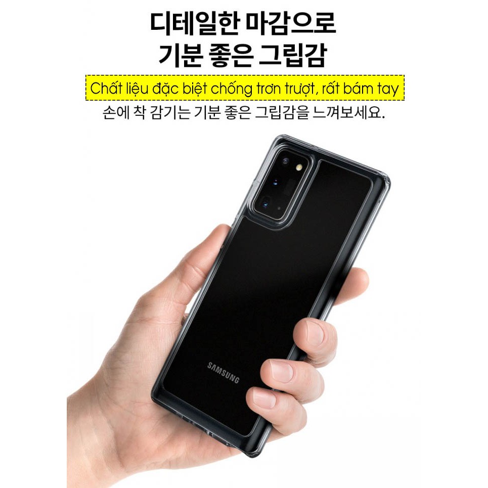 Ốp lưng Note 20 Ultra / Note 20 Spigen Ultra Hybrid trong suốt - Hàng Chính Hãng.