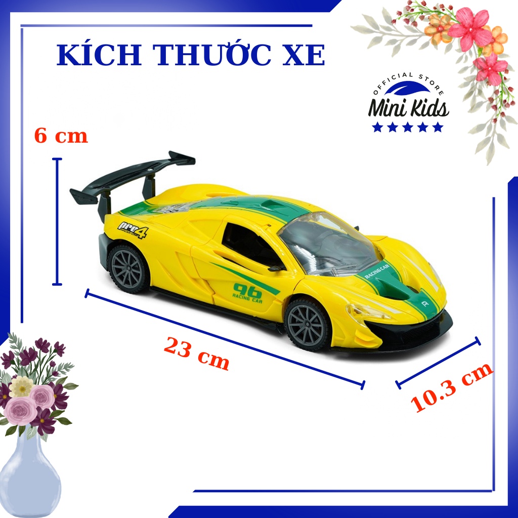 Siêu xe Ô tô điều khiển từ xa có thể mở cửa chạy pin, Oto dieu khien thiết kế đẹp giá rẻ tỷ lệ 1 : 20 -Đồ chơi MiniKids