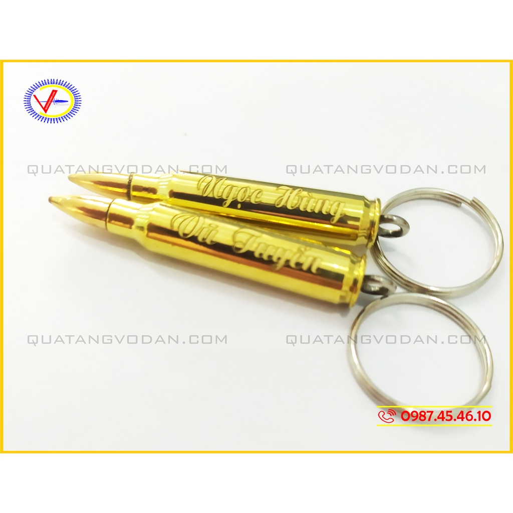 Móc khóa AR15 khắc tên