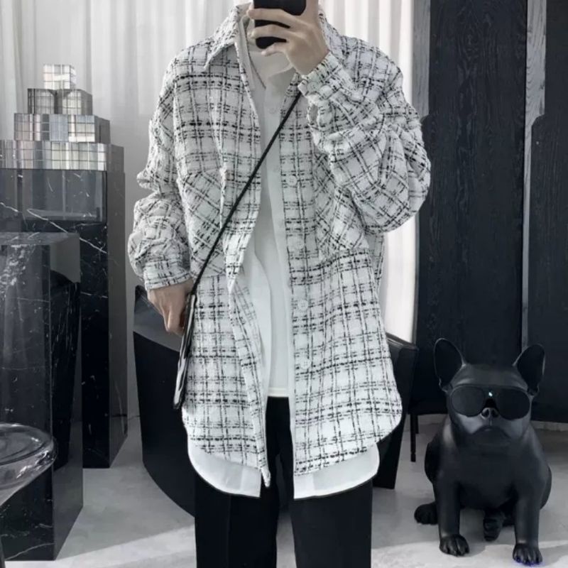 Áo Sơ Mi Hàn Quốc Thu Đông Nữ Nam