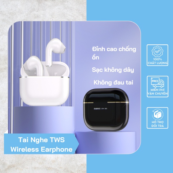 Tai Nghe Bluetooth TWS Wireless Earphone Mã U15H Cảm Ứng Chống Nước Chống Ồn