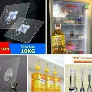Móc dán tường chịu lực 10kg lẻ 1 chiếc