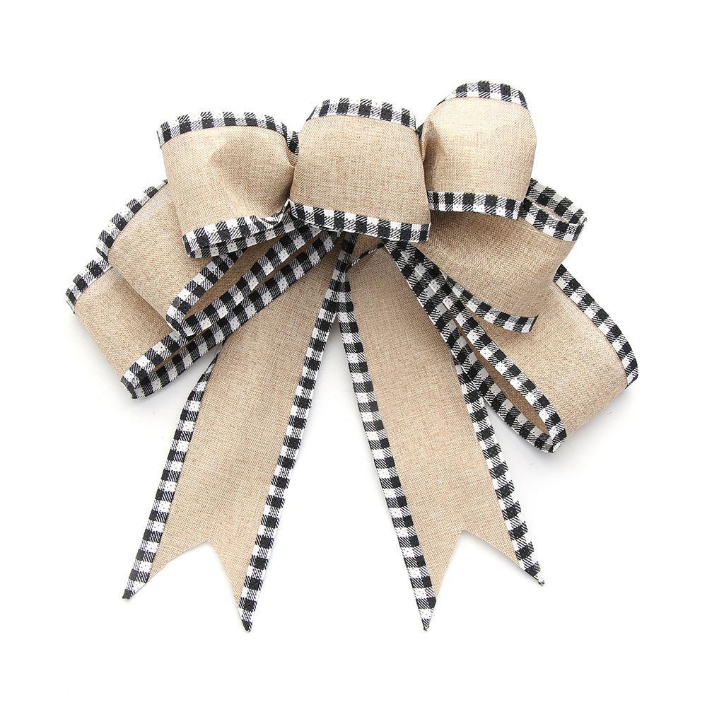 Set 4 Dây Ruy Băng Đen Trắng Dùng Trang Trí Tiệc DIY