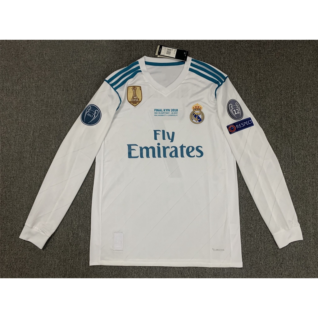 Áo Thun Bóng Đá Tay Ngắn Ronaldo Phong Cách Retro 2017/2018