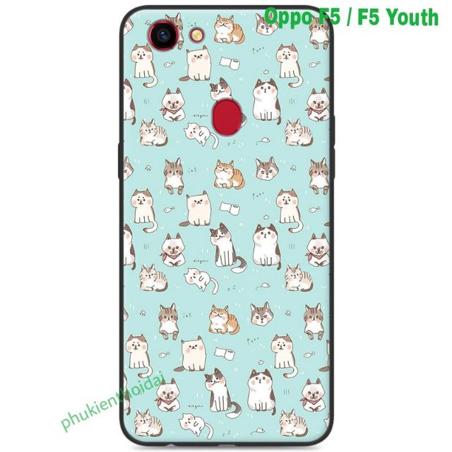 Oppo F5 / F5 Youth ốp lưng dẻo TPU in 3D cao cấp để