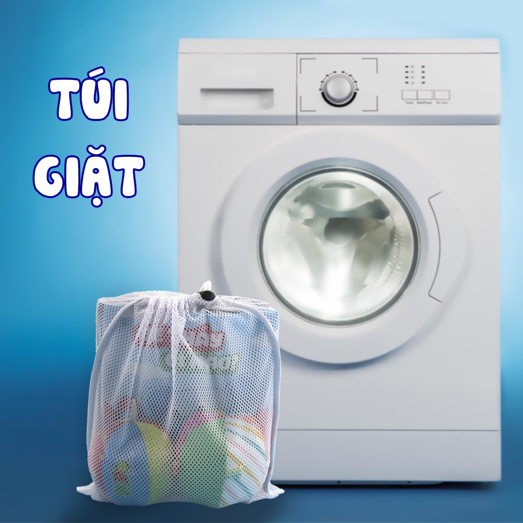 Túi giặt PiPoVietnam hỗ trợ giặt đồ chơi cho bé- bảo vệ đồ chơi khi giặt với máy