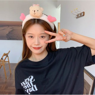 Băng Đô, Bờm Cài Tóc Gấu Phối Tim Siêu Cute