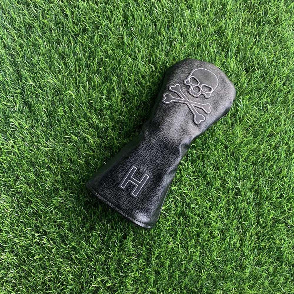 Vỏ bọc đầu gậy đánh golf thiết kế hình đầu lâu gỗ 135H cho unisex