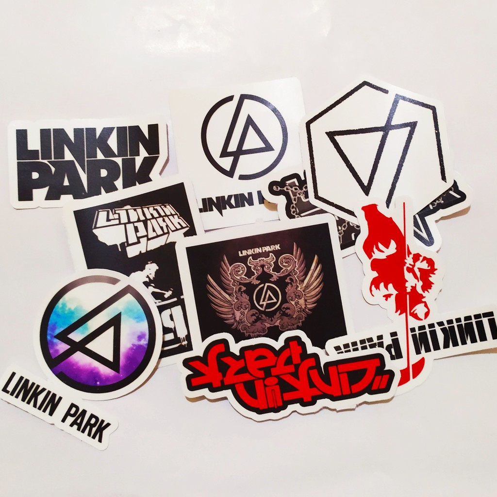 Sticker Dán Trang Trí Hình Nhóm Linkin Park Độc Đáo