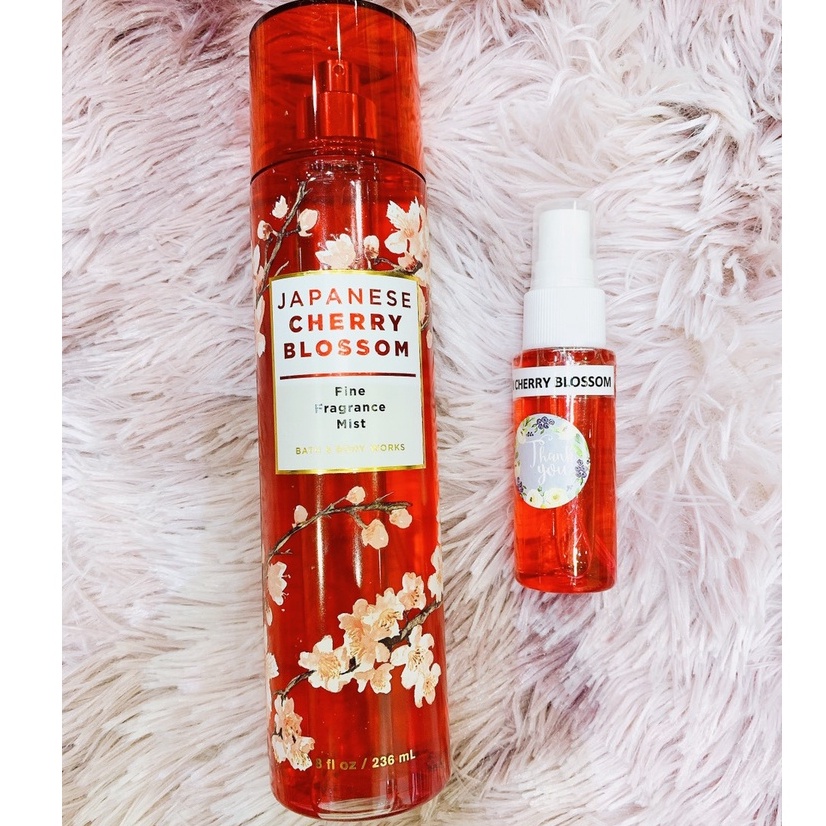 👑 L&G 💄 Xịt Thơm Toàn Thân Bath And Body Works Body Mist Cherry Blossom