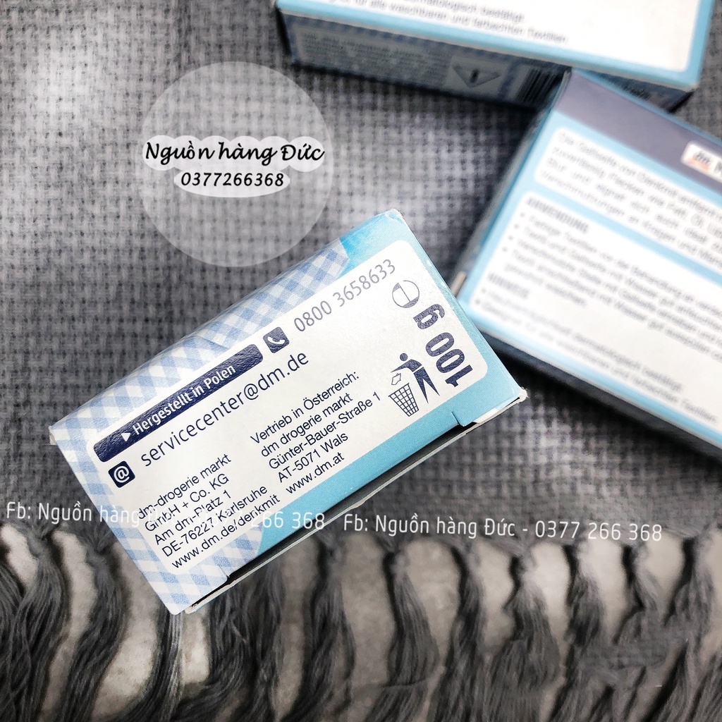 Bánh xà phòng tẩy sạch cổ áo, tay áo DENKMIT ĐỨC - 100g