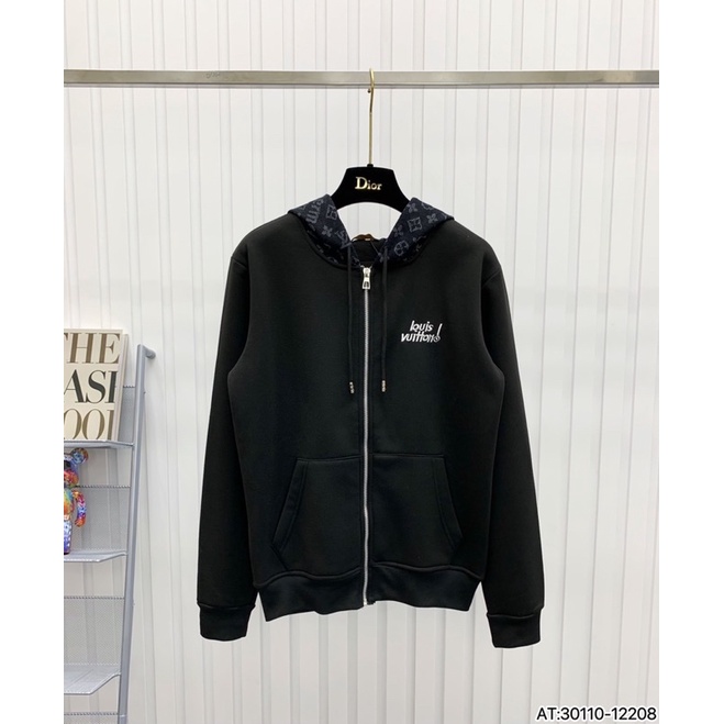 Áo nỉ hoodie hoạ tiết mũ gc lv dio bb chất nỉ bông,áo nỉ có mũ hoạ tiết lv gc dio bb