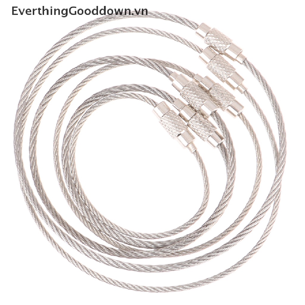 Dây Móc Khóa Bằng Thép Không Gỉ 20 Cái