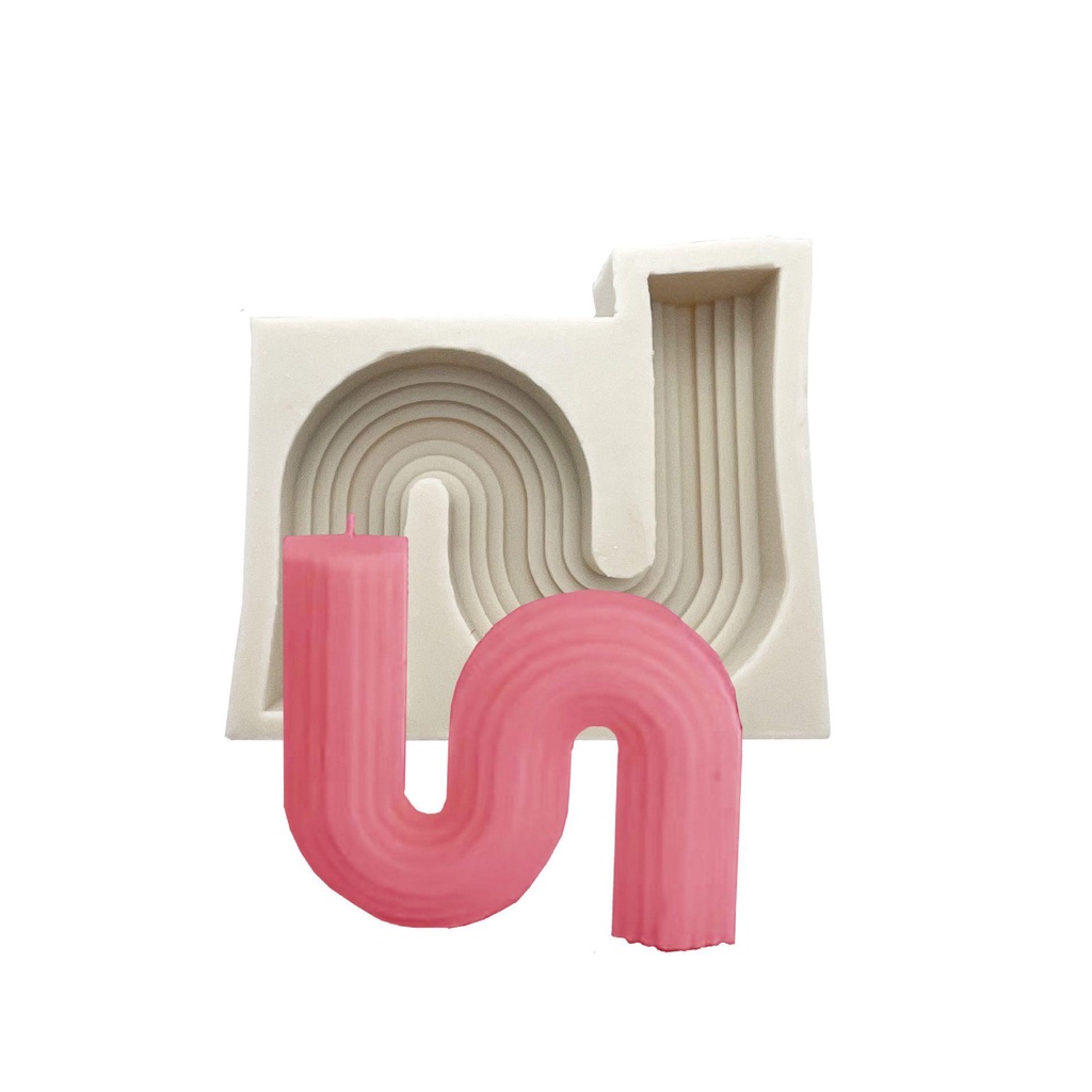 Khuôn Làm Nến Thơm / Xà Phòng Thủ Công Hình Bậc Thang