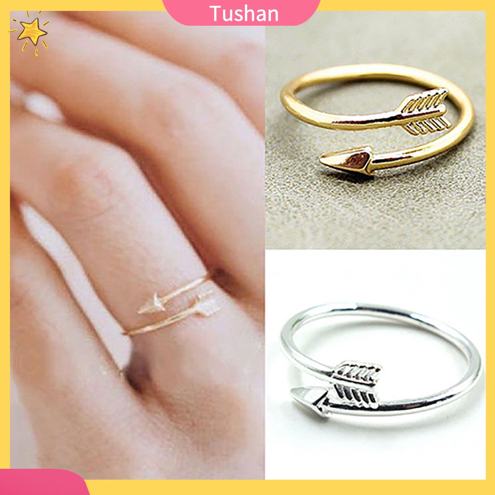 Nhẫn Hở Hình Mũi Tên Thời Trang Cho Nữ