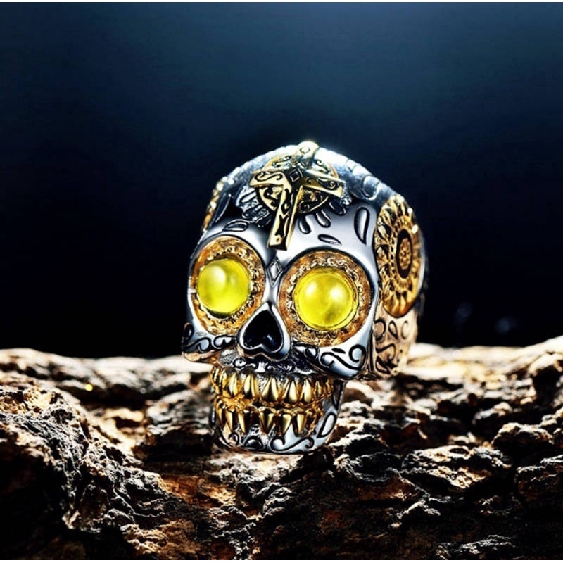 Nhẫn thép không gỉ 316L thiết kế độc đáo cá tính