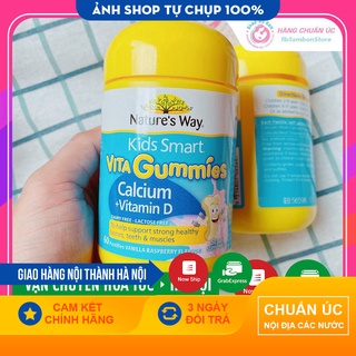 Kẹo vitamin nature's way kids smart vita gummies calcium + vitamin d 60 viên - úc