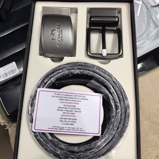 Set dây lưng 2 mặt coach