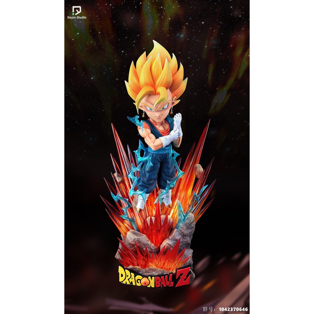 Mô hình Resin Dragonball chính hãng - Super Saiyan Vegito - Deyin Studio