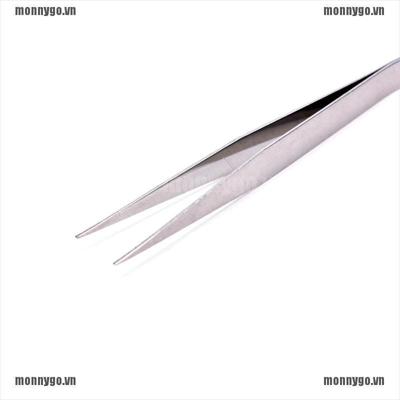 2 Nhíp Gắp Đầu Cong / Thẳng Bằng Thép Không Gỉ