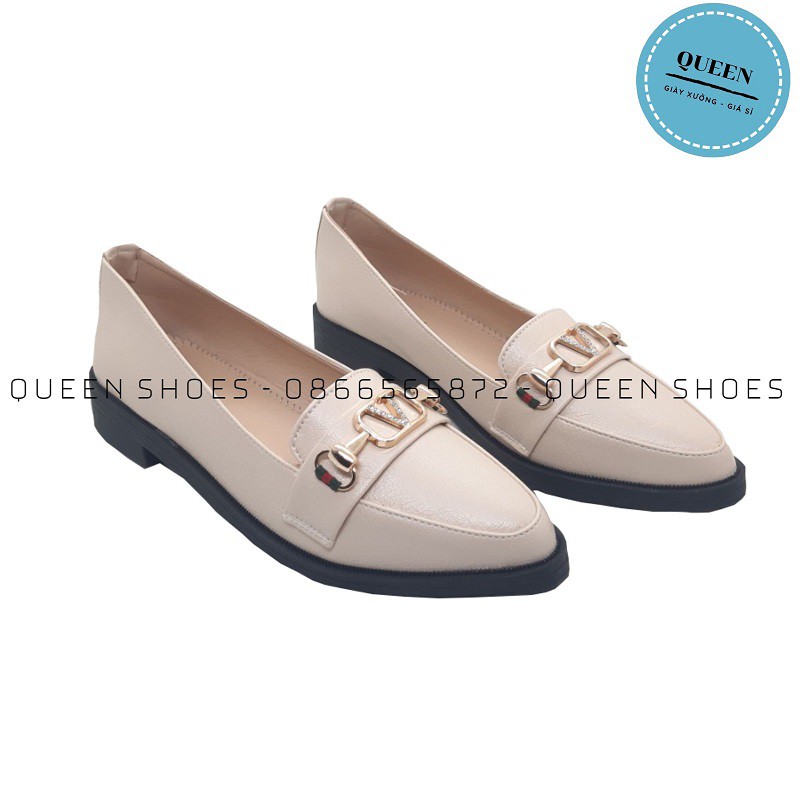Giày lười nữ 🌸FREESHIP🌸 giày tây nữ da mềm - BB27 | BigBuy360 - bigbuy360.vn