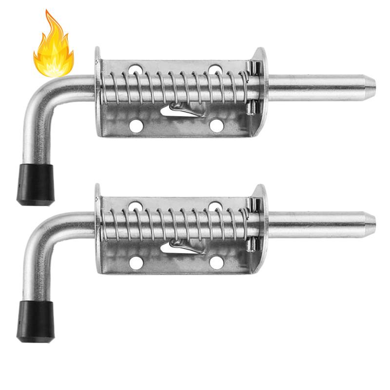 Bộ 2 Chốt Cửa 5 Inch 2mm Bằng Thép Không Gỉ