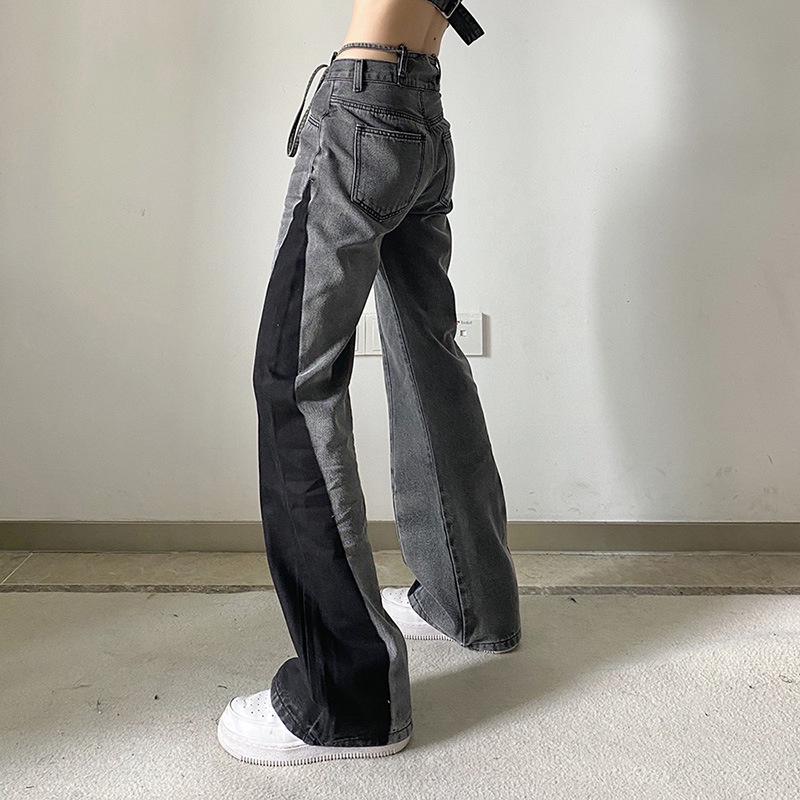 Quần Ống Rộng Lưng Cao Cột Dây Thời Trang Đường Phố Cho Nữ