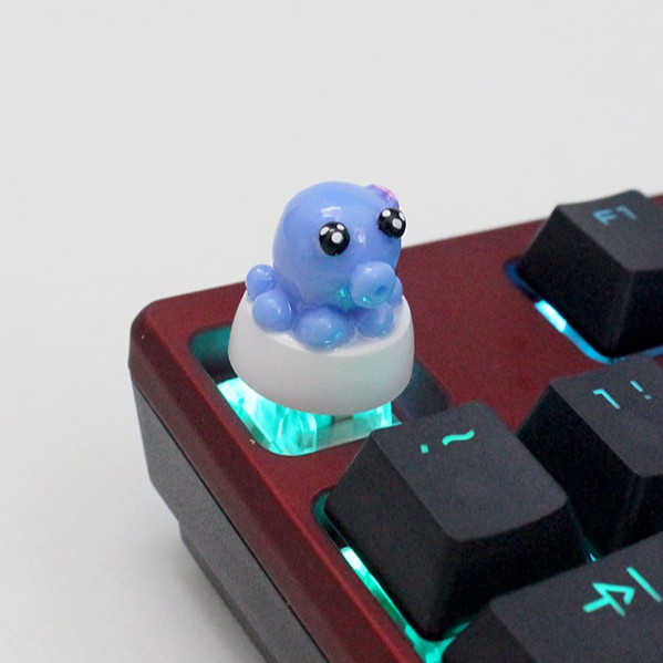 Keycap lẻ bạch tuộc nhỏ cute ( keycap resin độc lạ )( Keycap Artisan )