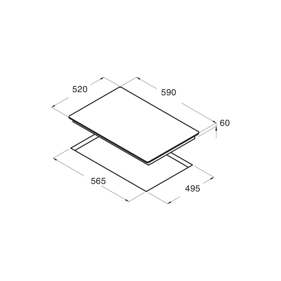 Bếp từ CATA I 6003 BK, nhập khẩu