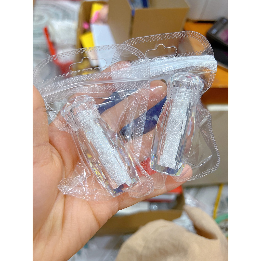 Đá Rắc Siêu Sáng - Đá Rắc Lọ Màu Trắng , Bảy Màu