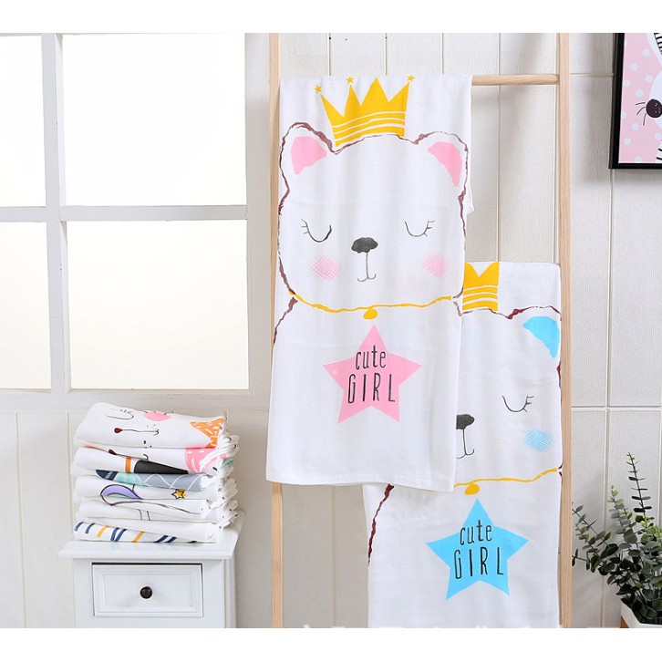 EMMAKIDS - Chăn lụa cho bé 4 mùa Siêu Mềm 110*110 cm