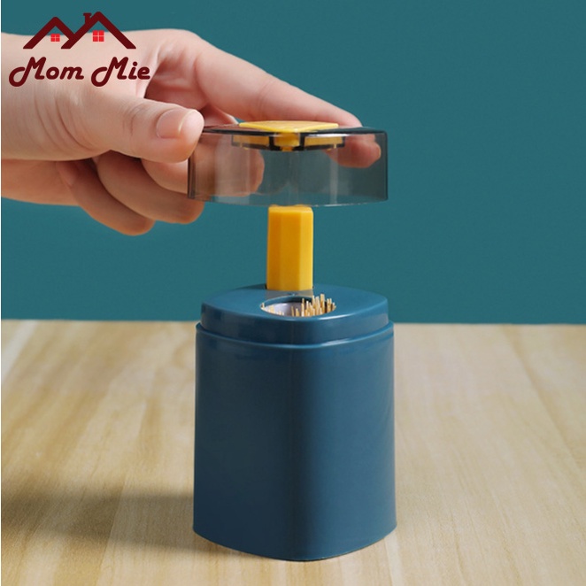 Hũ đựng tăm nút nhấn tự động, thiết kế trang nhã - Hộp đựng tăm - J140, K003