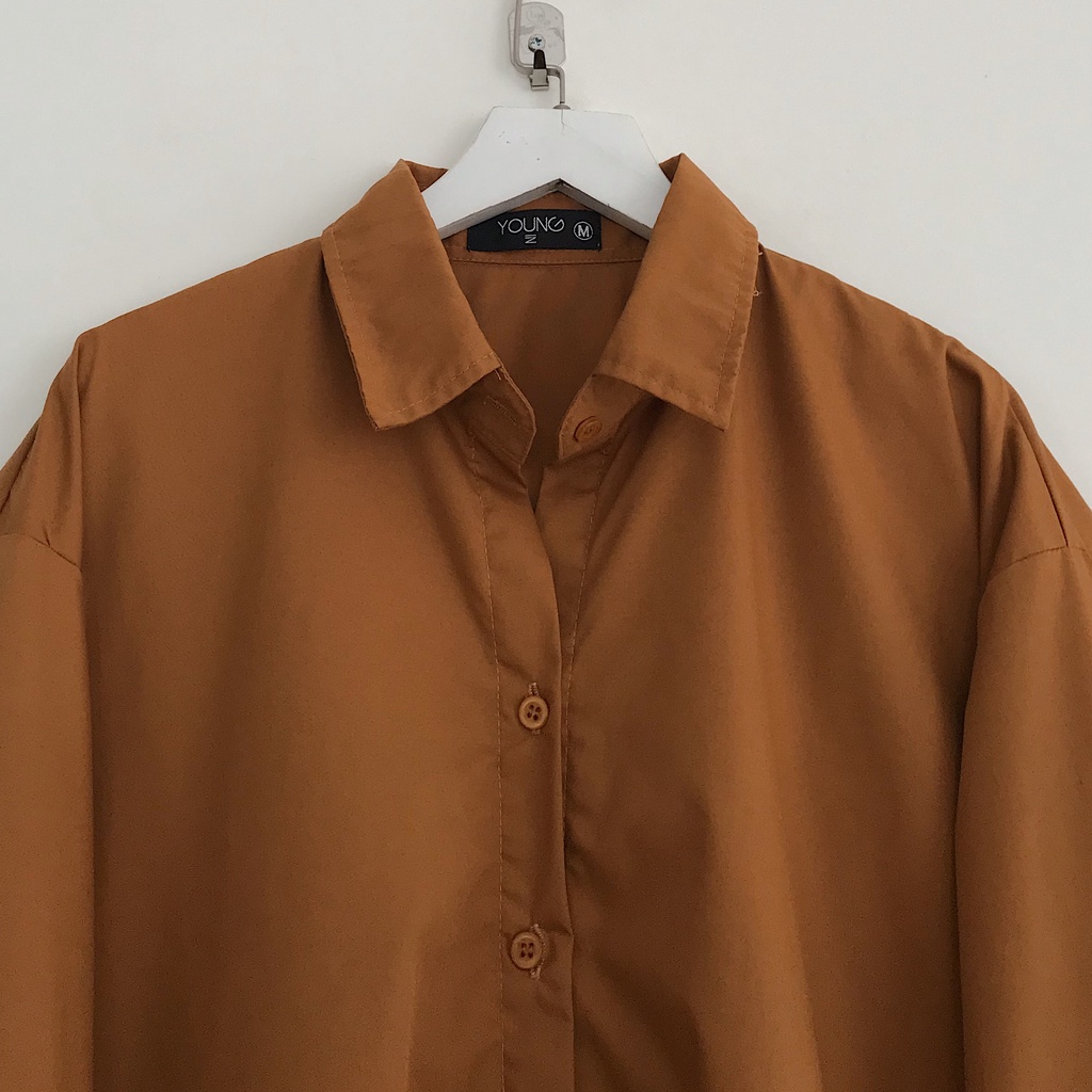 Áo Sơ Mi Nữ KRIXI  Form Rộng Tay Dài JEM CLOSET Lên Form Siêu Xinh 10325