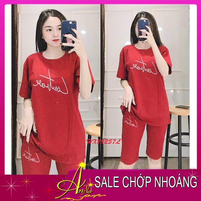 Đồ Bộ Nữ Thun Cotton Quần Lửng -annashop